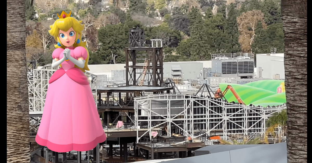 Universal Hollywood’s Super Nintendo World Is Moving Quickly!
