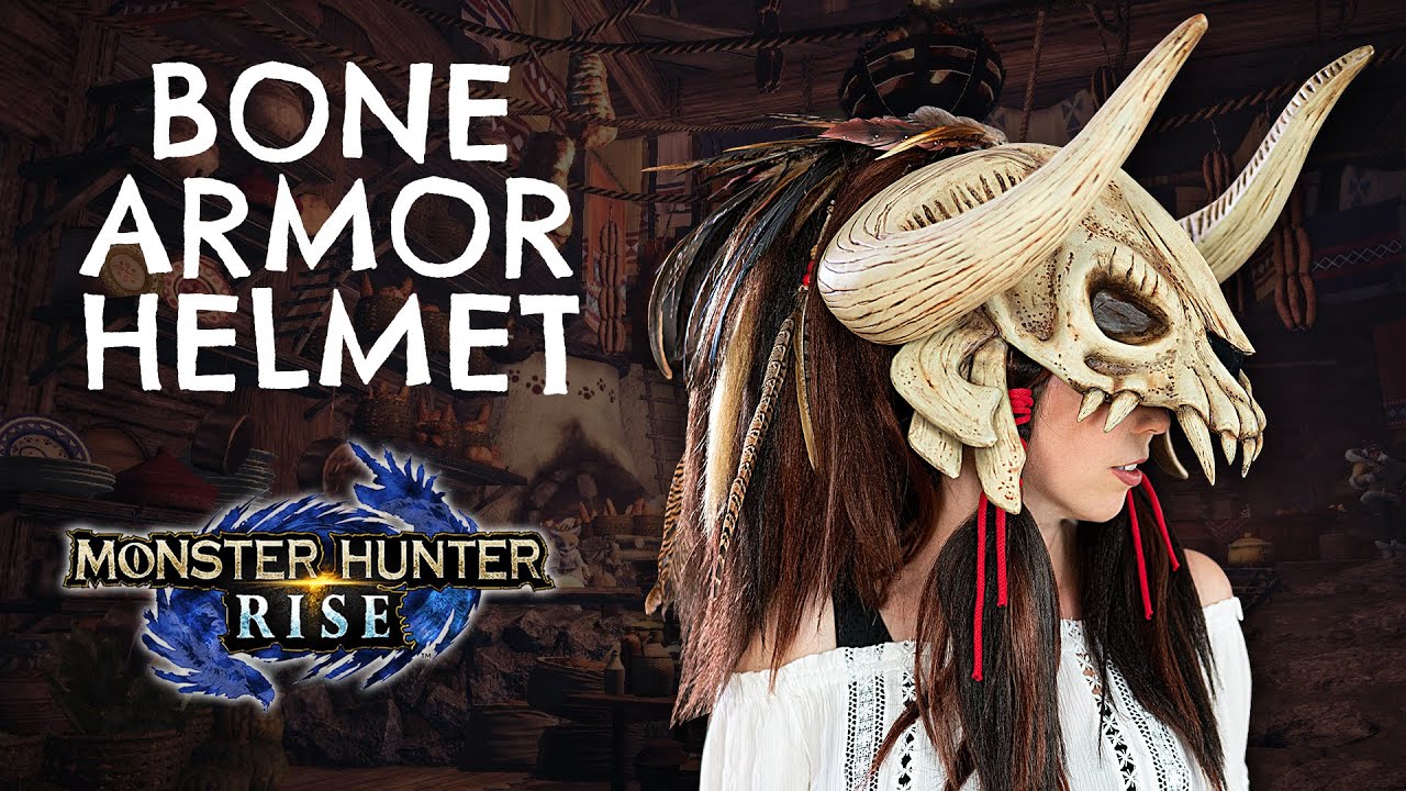 Bone Armor Helmet Tutorial – Monster Hunter Rise Cosplay