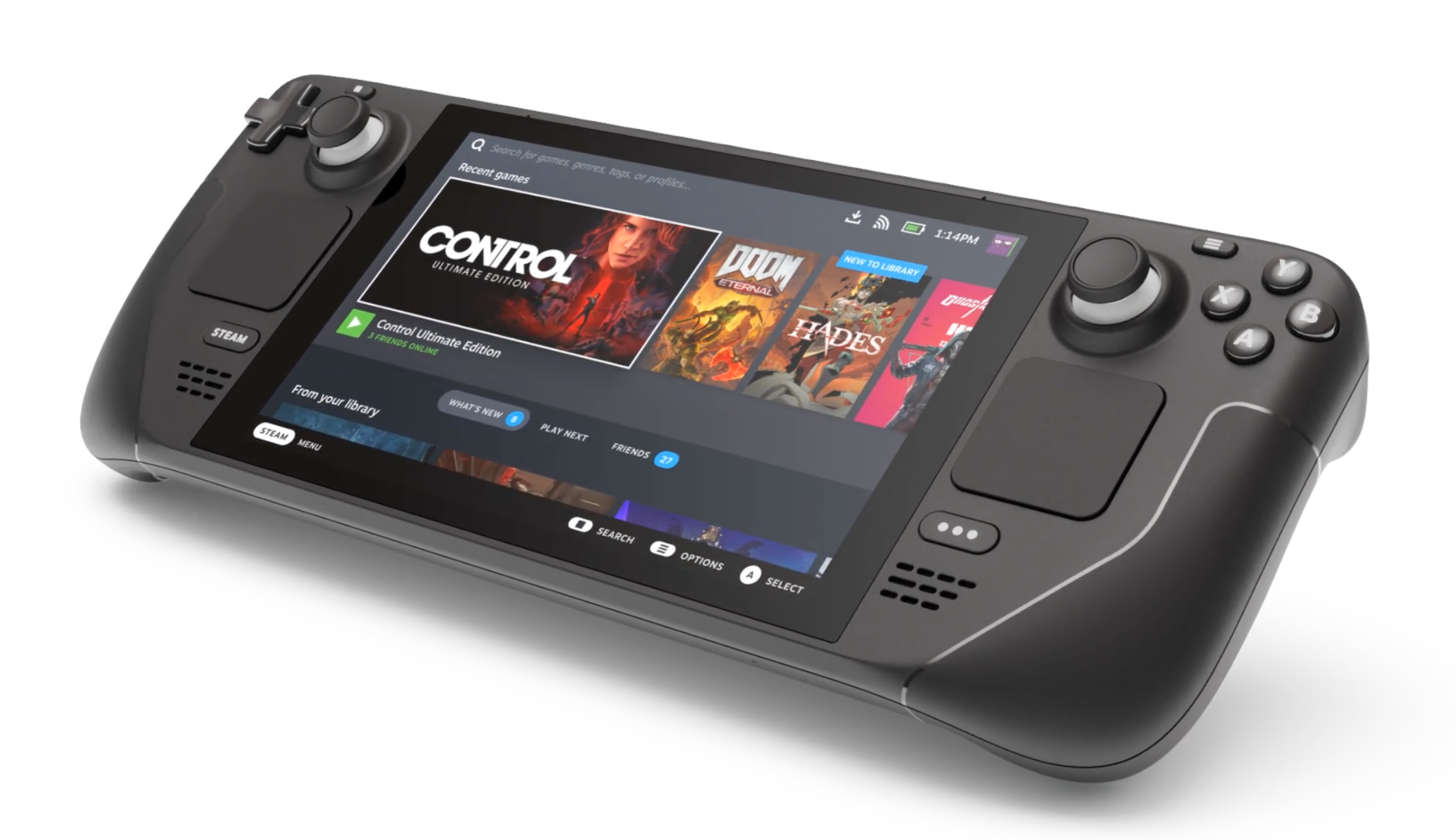Valve’s Steam Deck is a full-on handheld gaming PC, ready to take on the Nintendo Switch